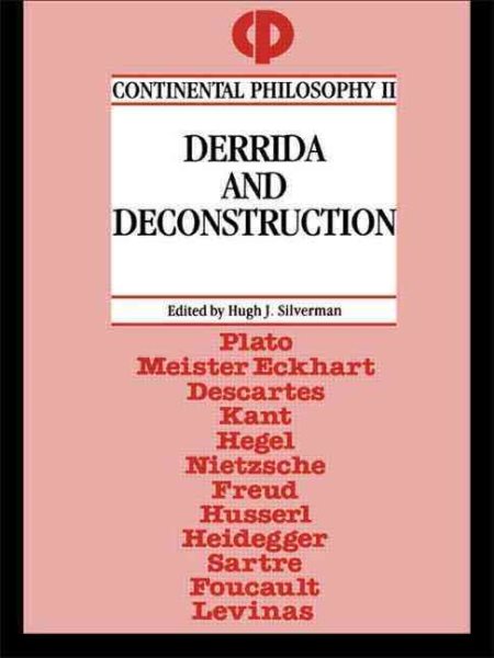 Derrida and Deconstruction (Continental Philosophy) cover