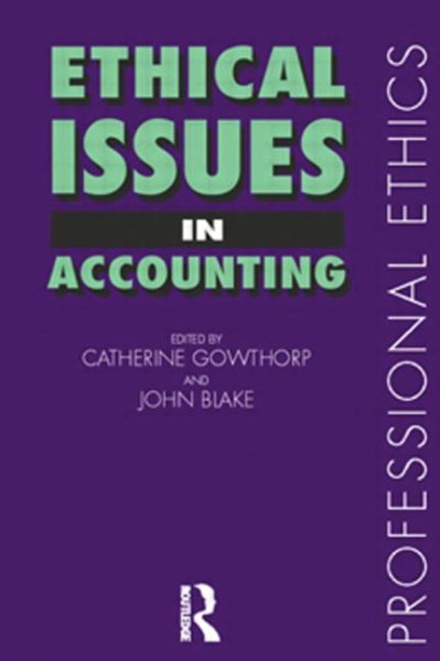 Ethical Issues in Accounting (Professional Ethics) cover