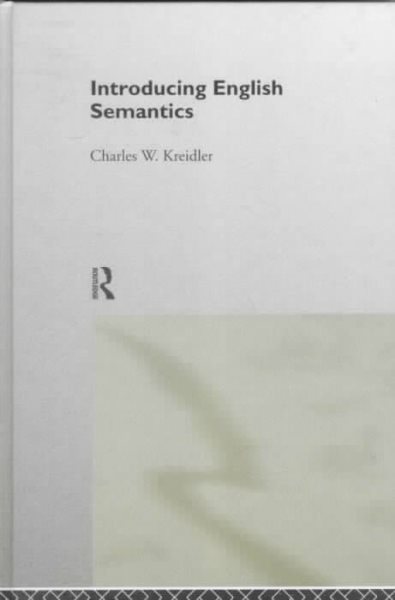 Introducing English Semantics cover