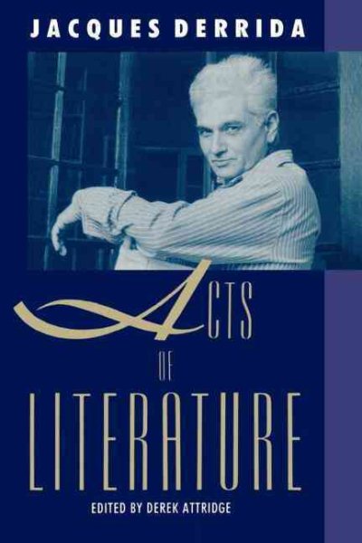 Acts of Literature cover