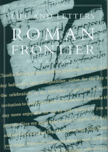 Life and Letters from the Roman Frontier cover