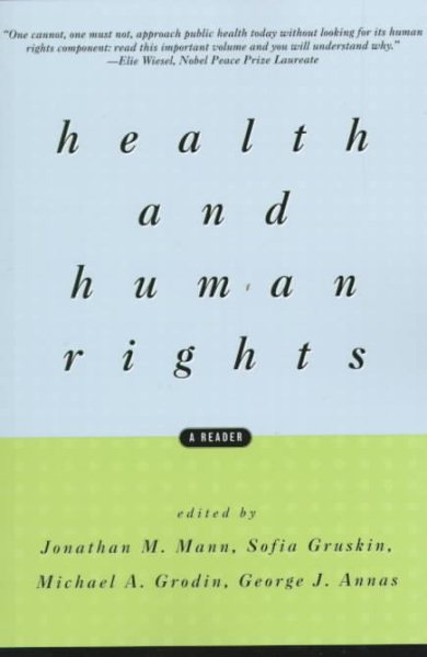 Health and Human Rights: A Reader cover
