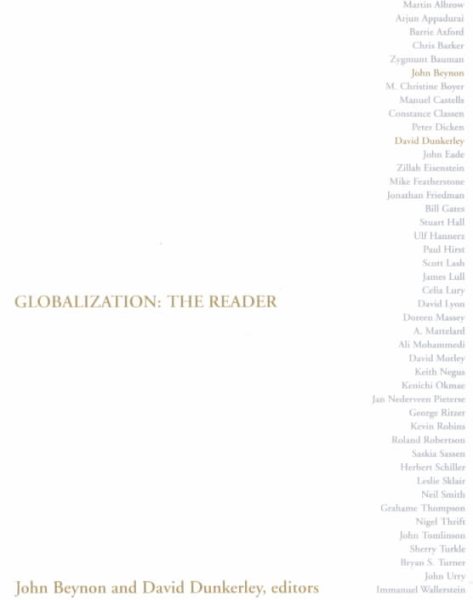 Globalization: The Reader cover