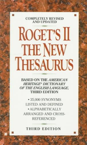 Roget's II: The New Thesaurus cover