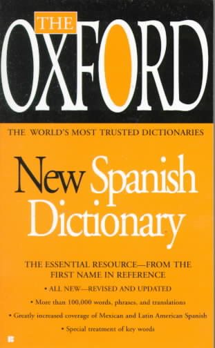 The Oxford new Spanish Dictionary cover