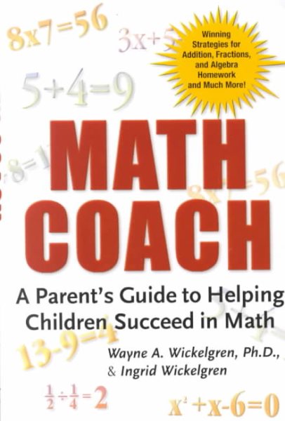 Math Coach: A Parent's Guide to Helping Children Succeed in Math cover