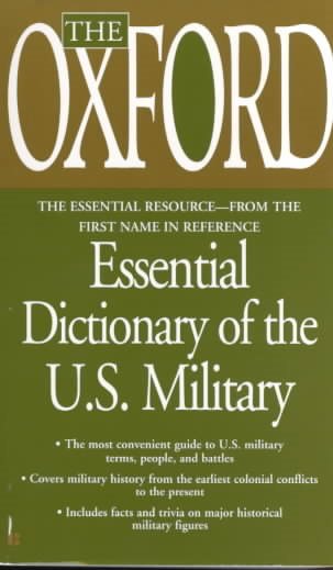 The Oxford Essential Dictionary of the U.S. Military cover
