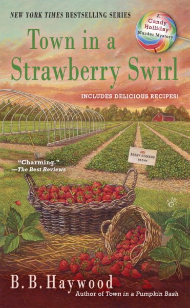 Town in a Strawberry Swirl (Candy Holliday Murder Mystery) cover