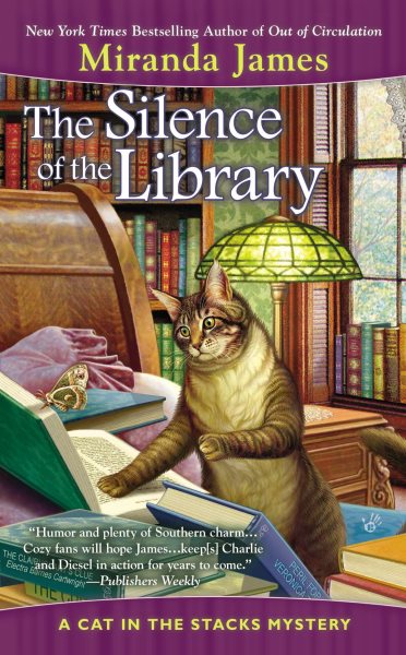 The Silence of the Library (Cat in the Stacks Mystery) cover