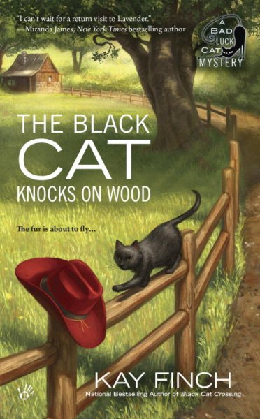 The Black Cat Knocks on Wood (A Bad Luck Cat Mystery) cover