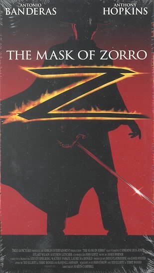 The Mask of Zorro [VHS] cover