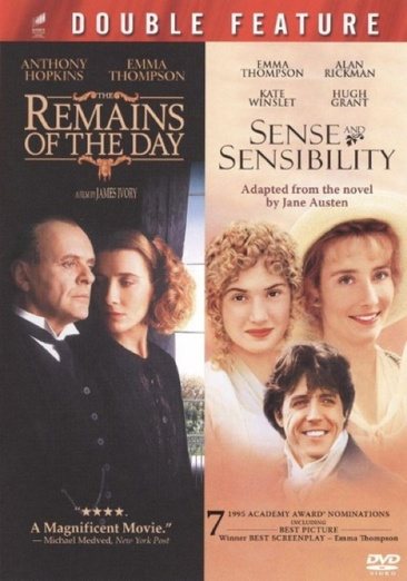 The Remains of the Day / Sense & Sensibility cover