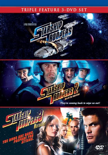 Starship Troopers / Starship Troopers 2: Hero of the Federation / Starship Troopers 3: Marauder - Set cover