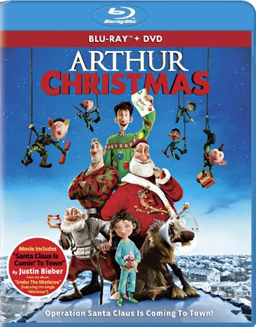 Arthur Christmas (Two Discs: Blu-ray / DVD) cover