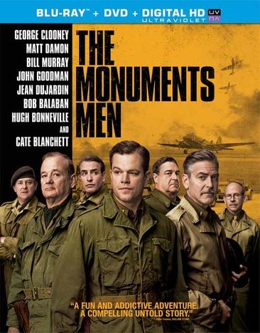 The Monuments Men (Blu-Ray +DVD) cover