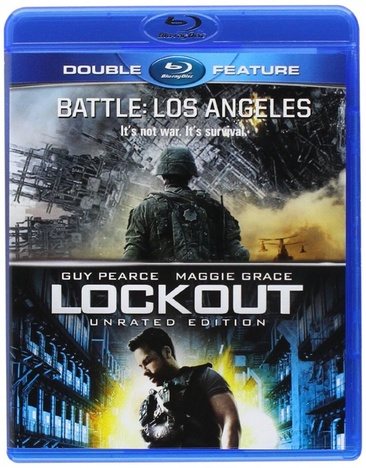 Battle: Los Angeles / Lockout (Unrated Edition) Double Feature (Blu-ray) cover