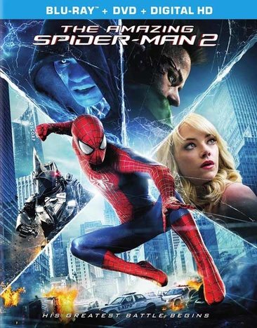 The Amazing Spider-Man 2 (Blu-ray/DVD) cover