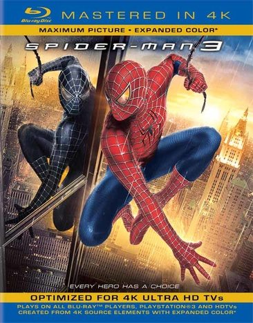 Spider-Man 3 (Mastered in 4K) [Blu-ray] cover