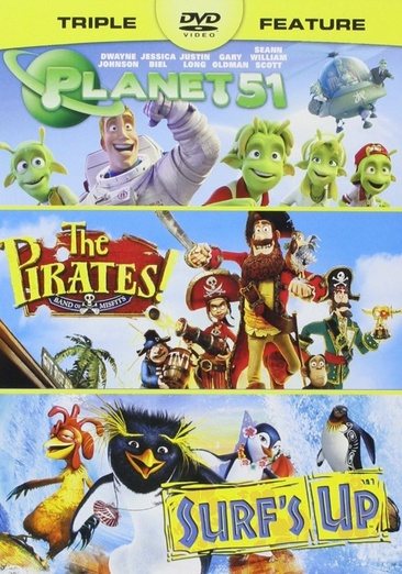 Pirates! Band of Misfits, the / Planet 51 / Surf's up - Vol