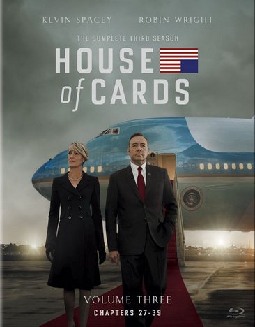 House of Cards: Season 3 [Blu-ray] cover