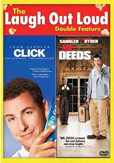 The Laugh out loud Double Feature - Click / Mr. Deeds cover