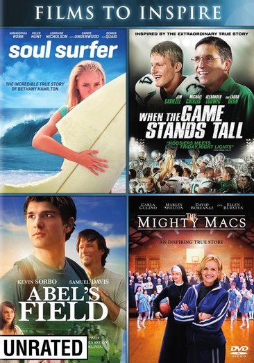 Abel's Field / Mighty Macs, the - Vol / Soul Surfer / When the Game Stands Tall - Vol - Set cover