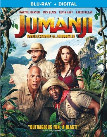 Jumanji: Welcome to the Jungle [Blu-ray] cover