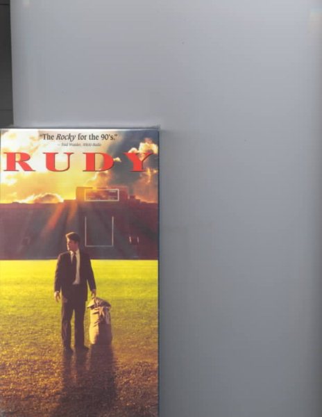 Rudy [VHS] cover