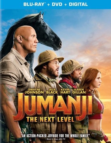 Jumanji: The Next Level [Blu-ray] cover