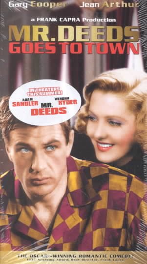 Mr Deeds Goes to Town [VHS] cover