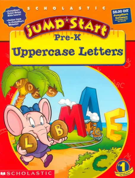 Jumpstart Pre-k Workbook: Uppercase Letters cover
