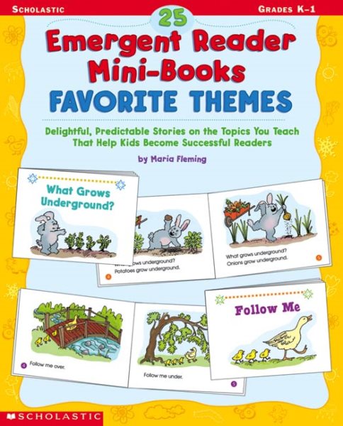 25 Thematic Mini Books For Emergent Readers cover