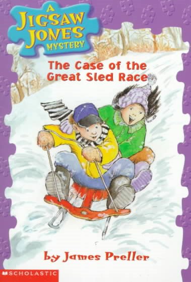 The Case of the Great Sled Race (Jigsaw Jones Mystery, No. 8) cover