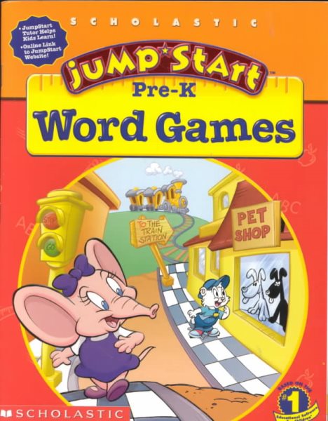 JumpStart Pre-K Word Games Workbook cover