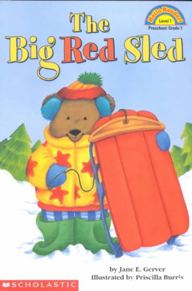 Big Red Sled, The (level 1) (Hello Reader) cover
