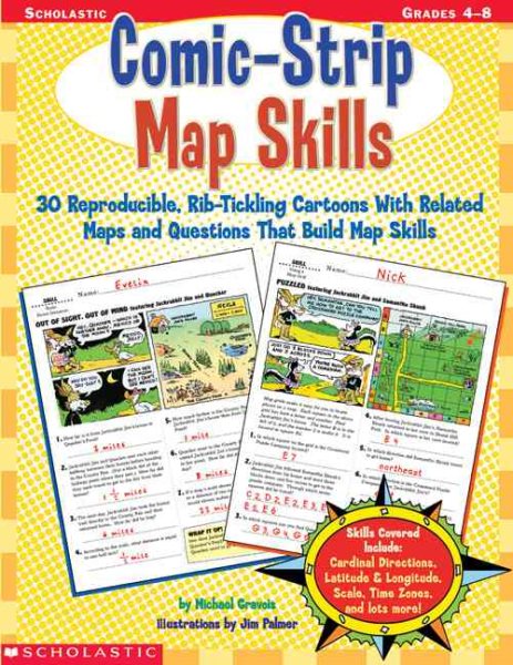 Comic-Strip Map Skills, Grades 4-8 cover