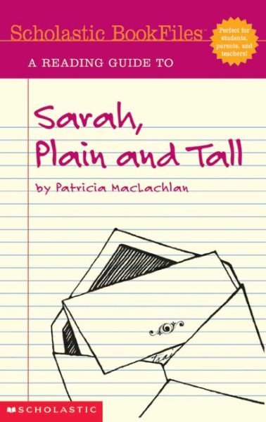 Scholastic Bookfiles;Sarah, Plain and Tall cover