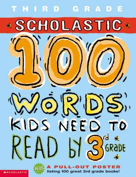 100 Words Kids Need to Read by 3rd Grade (100 Words Math Workbook) cover