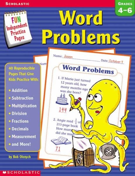 Word Problems, Grades 4-6 cover