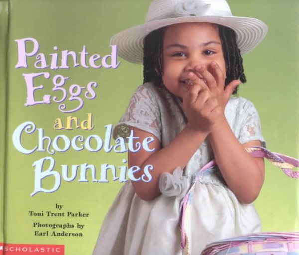 Painted Eggs And Chocolate Bunnies