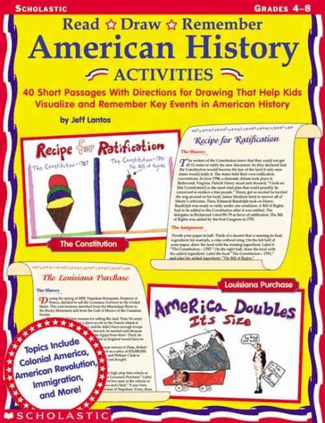 Read-draw-remember American History Activities cover