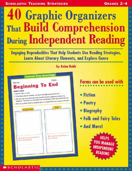 40 Graphic Organizers That Build Comprehension During Independent Reading cover
