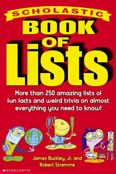 Scholastic Book Of Lists cover