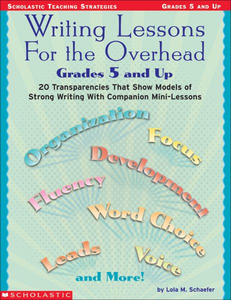 Writing Lessons For The Overhead cover