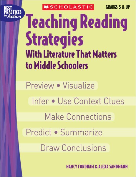 Teaching Reading Strategies With Literature That Matters to Middle Schoolers cover