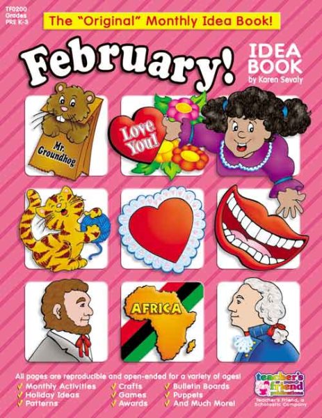 February Monthly Idea Book cover