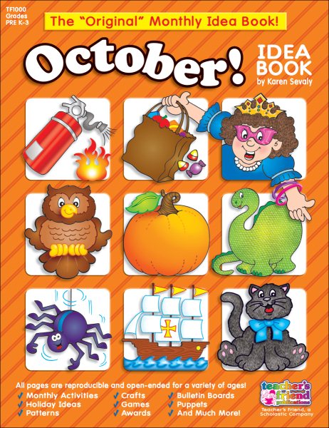 October: A Creative Idea Book for the Elementary Teacher, Grades Pre K-3