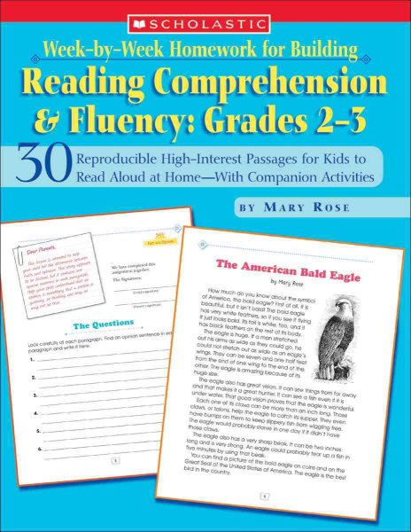 Week-by-Week Homework for Building Reading Comprehension & Fluency: Grades 2–3: 30 Reproducible High-Interest Passages for Kids to Read Aloud at ... Building Reading Comprehension and Fluency)