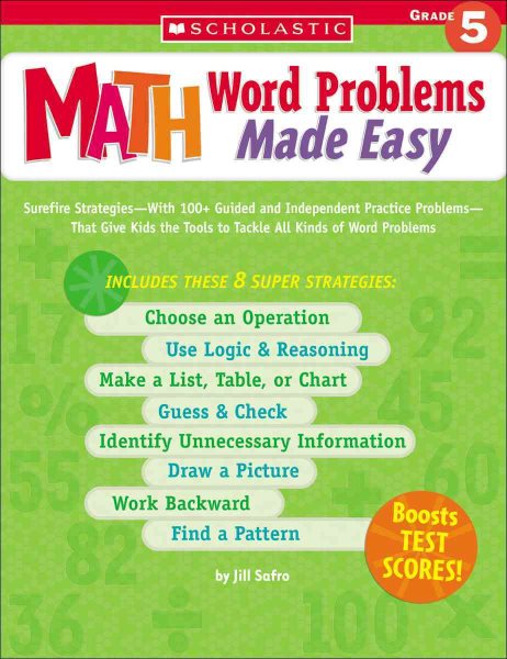 Math Word Problems Made Easy: Grade 5 cover