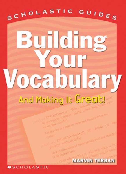 Building Your Vocabulary (Scholastic Guides) cover